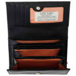 Loulou PETITE FLEUR PORTEMONNEE - BLACK