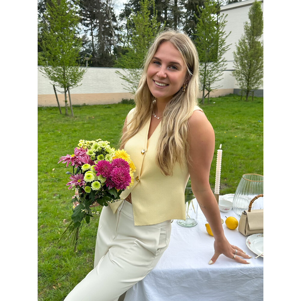 LOTZ & LOT ELIORA GILET - YELLOW