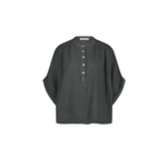 BY BAR AXEL LINEN BLOUSE - GREY