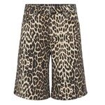 co'couture LEO BERMUDA  KHAKI - LEOPARD