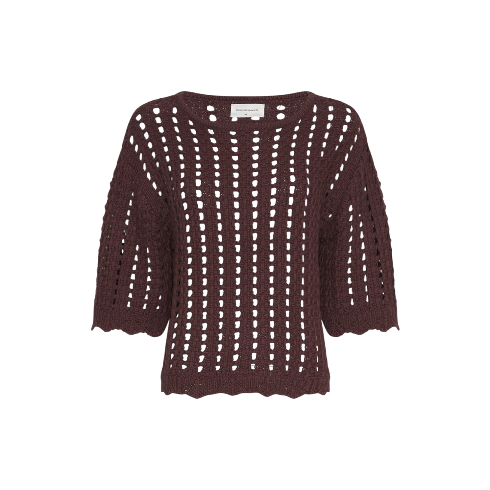 Moss Copenhagen FAIRYN 2/4 PULLOVER - FUDGE