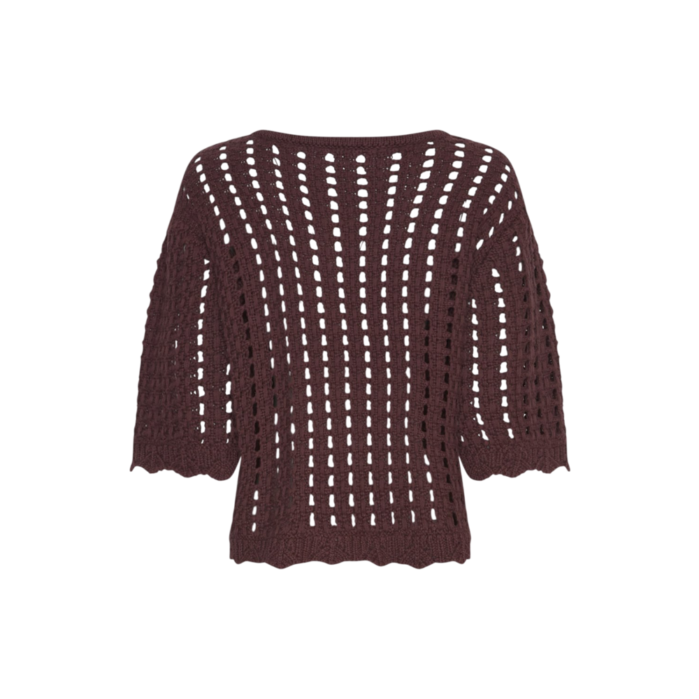 Moss Copenhagen FAIRYN 2/4 PULLOVER - FUDGE
