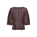 Moss Copenhagen FAIRYN 2/4 PULLOVER - FUDGE