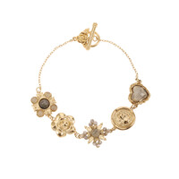 NINA CHARM BRACELET - GOLD