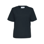 Selected Femme ESSENTIAL BOXY TEE - DARK SAPPHIRE