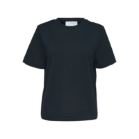 ESSENTIAL BOXY TEE - DARK SAPPHIRE