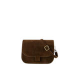 FLORA SUEDE BAG - BROWN LOTZ & LOT FLORA SUEDE BAG - BROWN