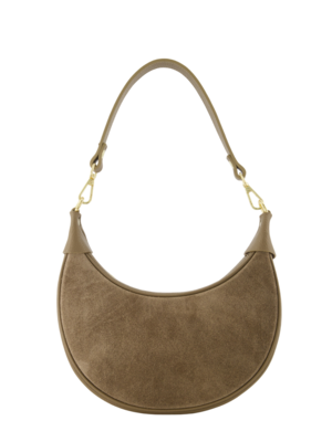 LOTZ & LOT KYRA SUEDE GRAIN BAG - TAUPE