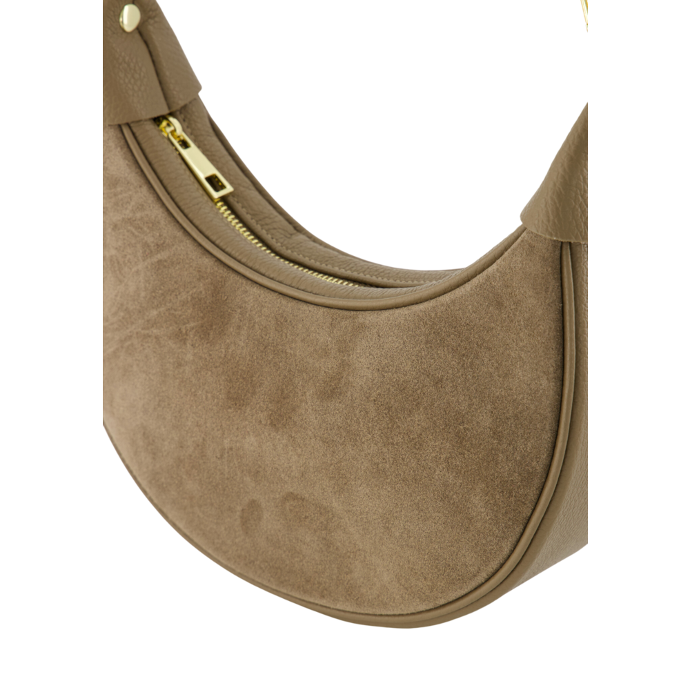 KYRA SUEDE GRAIN BAG - TAUPE LOTZ & LOT KYRA SUEDE GRAIN BAG - TAUPE