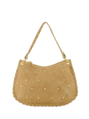 LOTZ & LOT CASEY SUEDE BAG - SAND