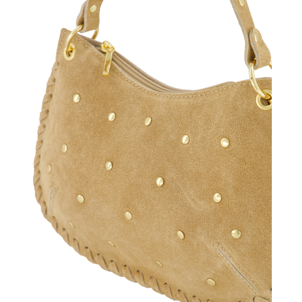 LOTZ & LOT CASEY SUEDE BAG - SAND