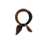LOTZ & LOT ZAYA SCARF - DARK BROWN