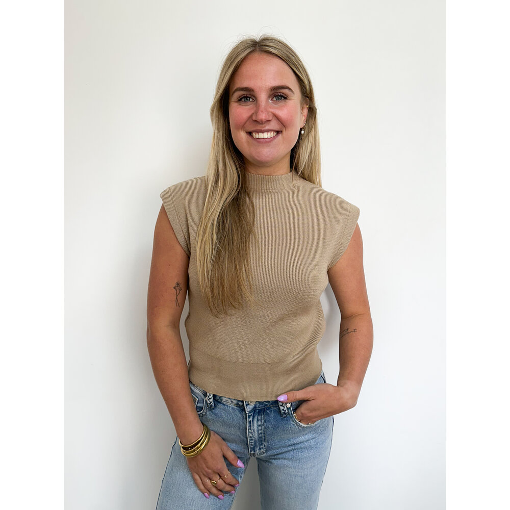 LOTZ & LOT MEIS TOP - TAUPE