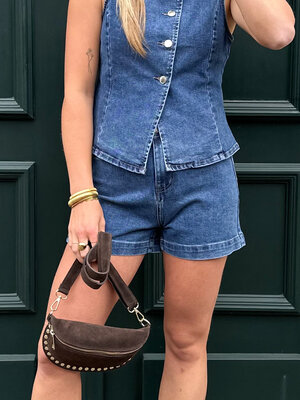 LOTZ & LOT JOLY DENIM SHORT - BLUE