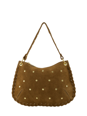 LOTZ & LOT CASEY SUEDE BAG - TAUPE