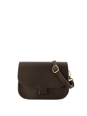 LOTZ & LOT FLORA CLASSIC GRAIN BAG - DARK BROWN