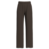 TENNY RELAXED PANTS - BROWN