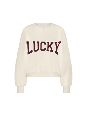 BY BAR BIBI PATCHWORK SWEATER - OYSTER MELEE