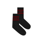 LUCKY SPARKLE DARK GREY SOCKS - WINE BY BAR LUCKY SPARKLE DARK GREY SOCKS - WINE