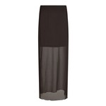 Neo Noir MARLISE MESH SKIRT - DARK BROWN