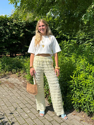 LOTZ & LOT RUBY PANTS - LIGHT YELLOW