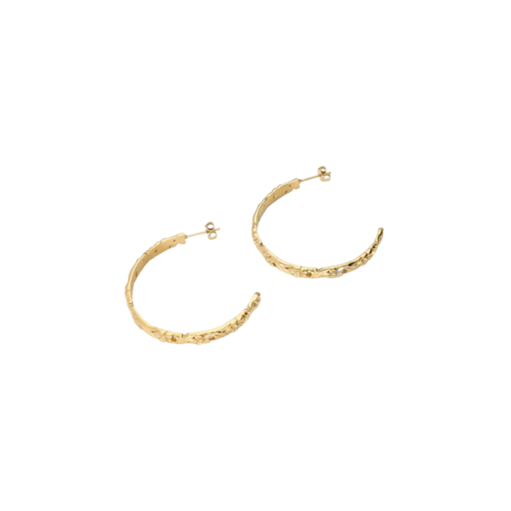 My Jewellery VINTAGE FLOWER EARRINGS - GOLD