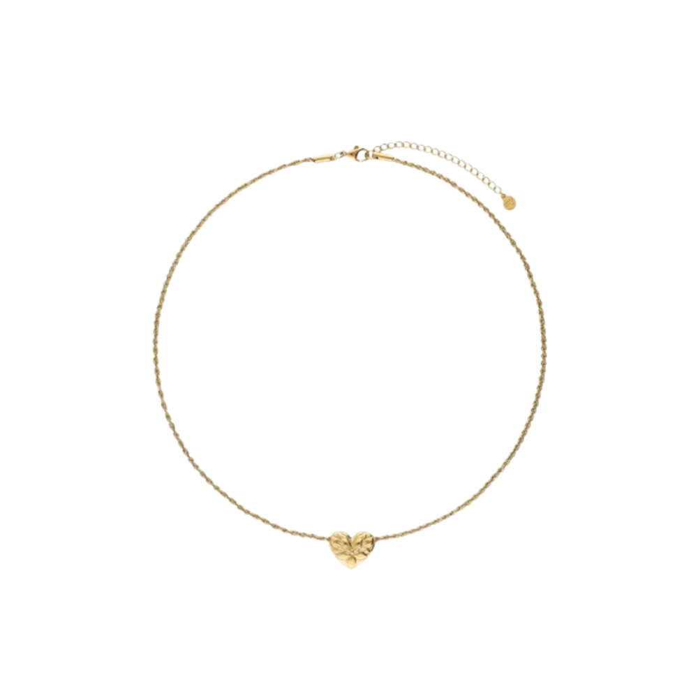My Jewellery FLOWER HEART NECKLACE - GOLD