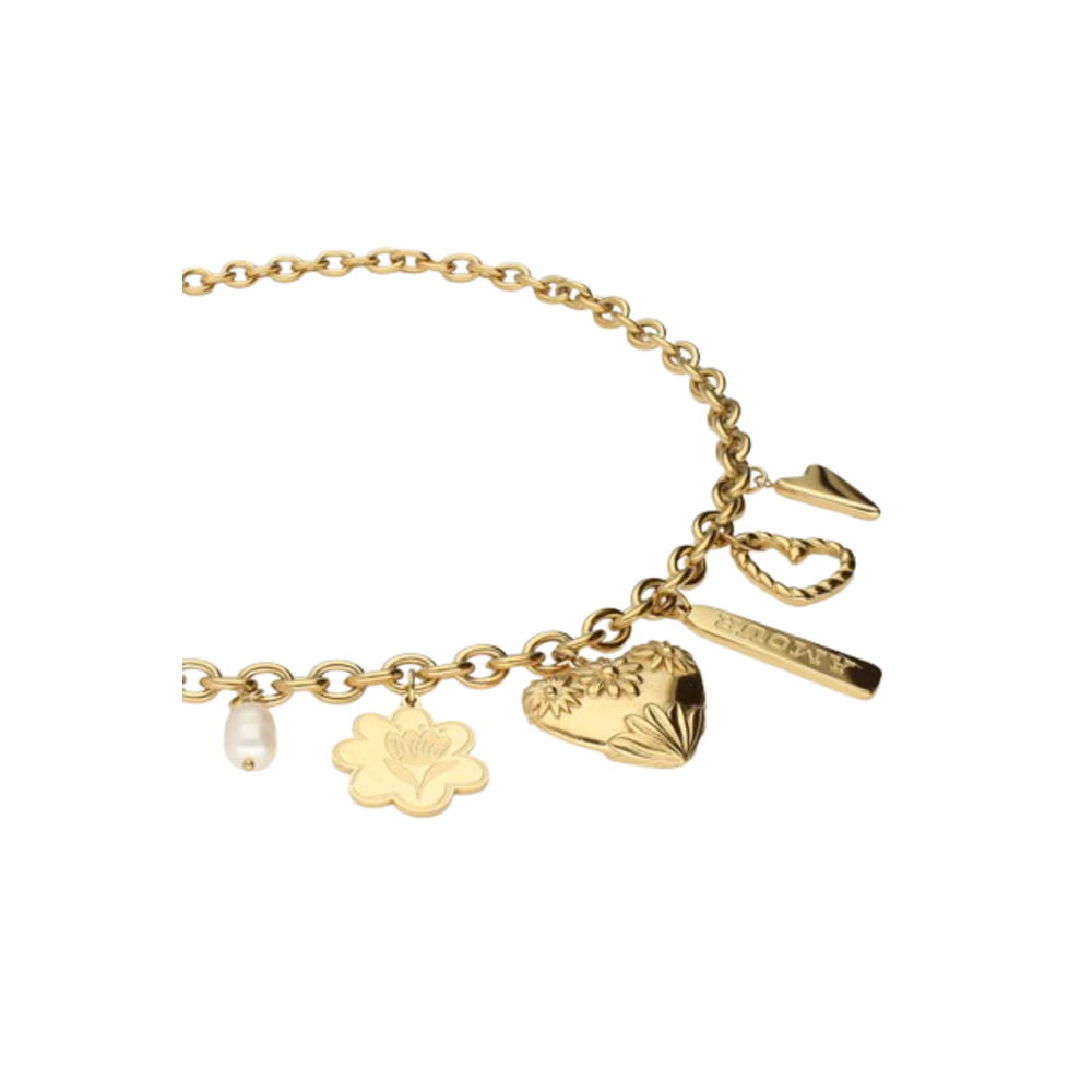 LOTZ & LOT ART OF SUMMER CHARM NECKLACE - GOLD