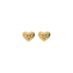 My Jewellery FLOWER HEART STUDS - GOLD
