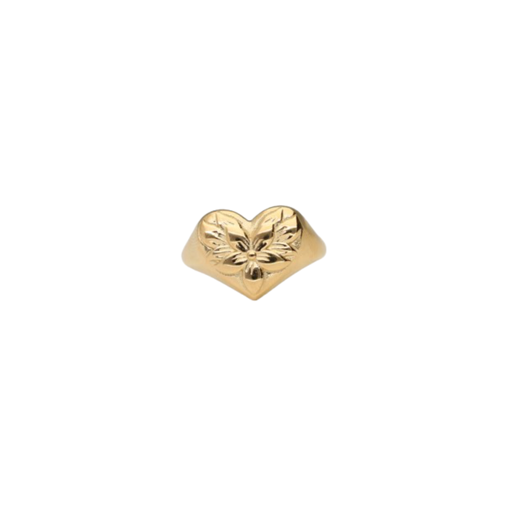 My Jewellery FLOWER HEART RING - GOLD