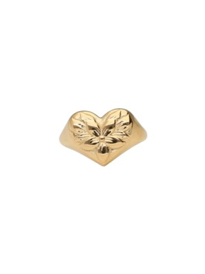 My Jewellery FLOWER HEART RING - GOLD