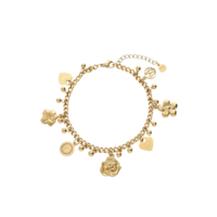 CANDY FLOWER BRACELET - GOLD