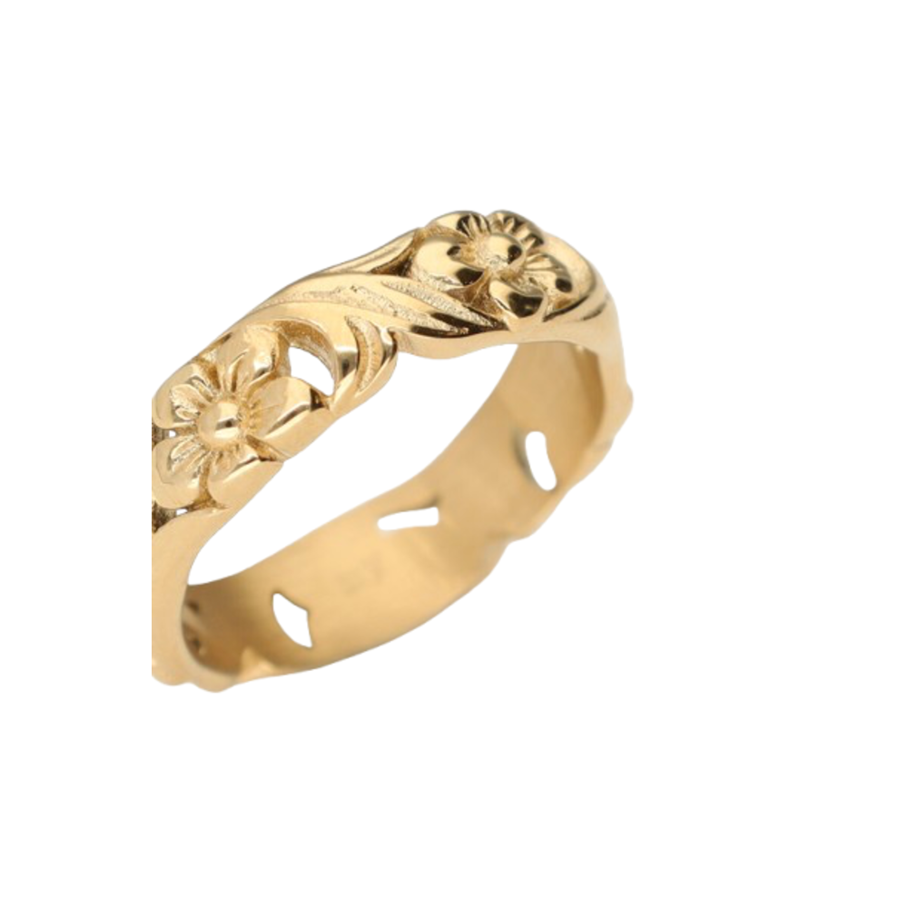 My Jewellery VINTAGE FLOWER RING - GOLD
