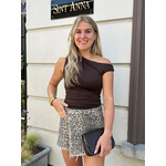LOTZ & LOT LAU SKORT - LEOPARD