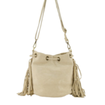 LOTZ & LOT HAZEL SUEDE BAG - CREAM