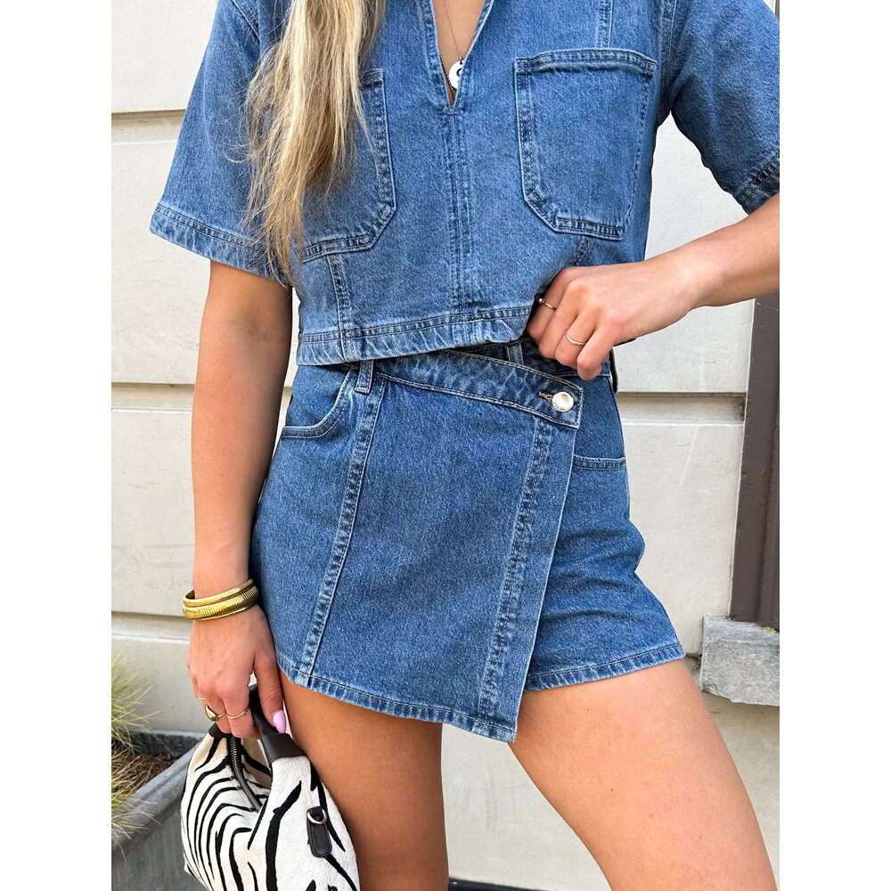 LOTZ & LOT HAILEY SKORT - DENIM BLUE