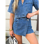 LOTZ & LOT HAILEY SKORT - DENIM BLUE