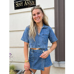 LOTZ & LOT HAILEY TOP - DENIM BLUE
