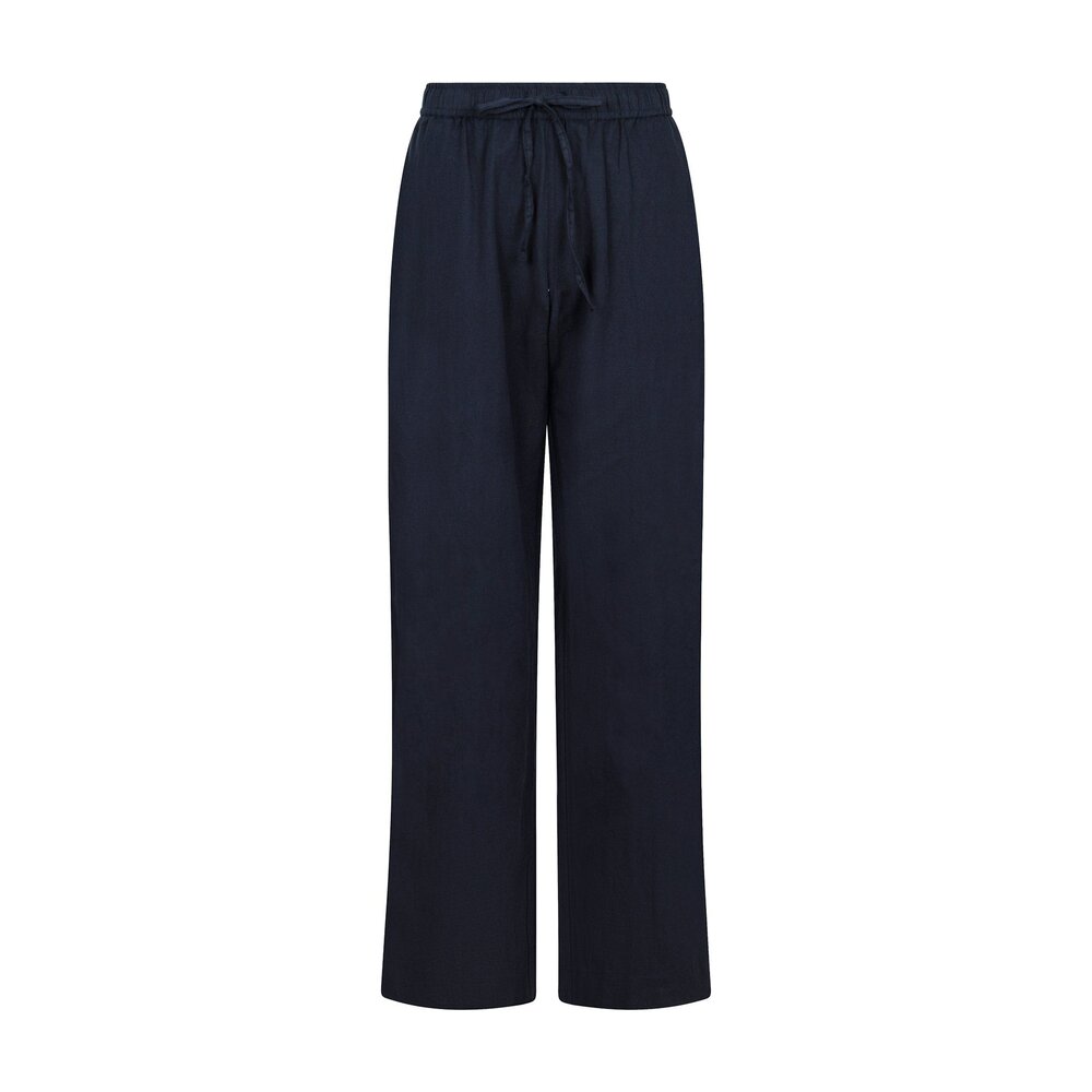 Neo Noir SONAR LINEN PANTS - NAVY