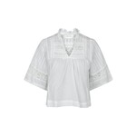 Neo Noir SIAMA S VOILE BLOUSE - WHITE