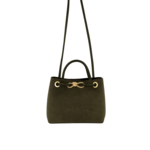 LOTZ & LOT MIMI SUEDE BAG - OLIVE GREEN