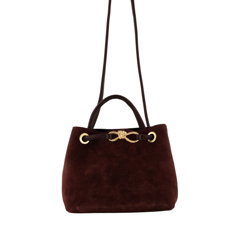 LOTZ & LOT MIMI SUEDE BAG - BORDEAUX
