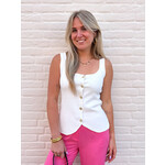 LOTZ & LOT MADELIEF TOP - WHITE
