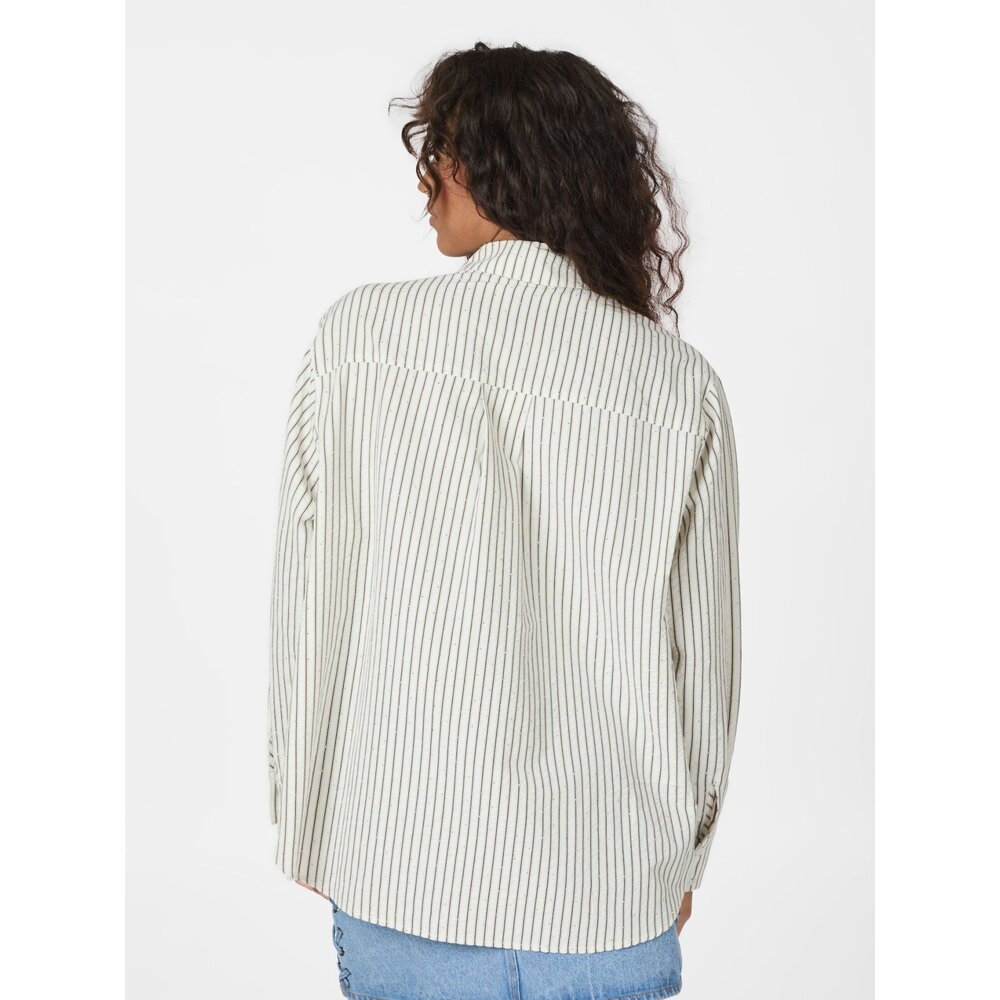 Neo Noir DALMA CREPE STONE SHIRT - BROWN