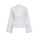 co'couture SANNA BELL SLEEVE SHIRT - WHITE