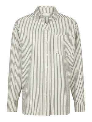 Neo Noir DALMA CREPE STONE SHIRT - BROWN