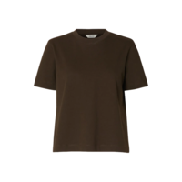 ESSENTIAL BOXY TEE - BROWN