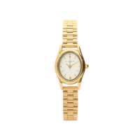 OVAL LINK STRAP WATCH - GOLD