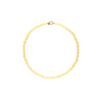 BEADED NECKLACE - YELLOW