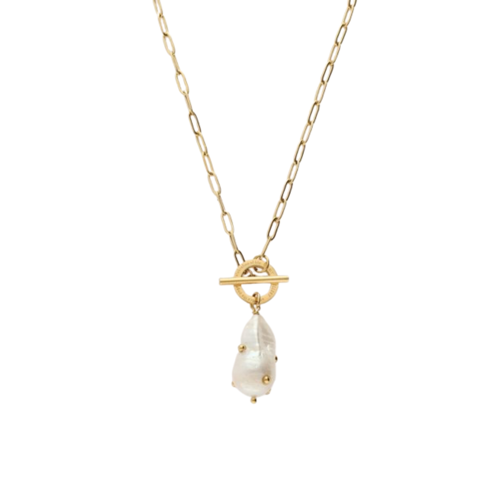 My Jewellery PEARL & STUDS NECKLACE - GOLD